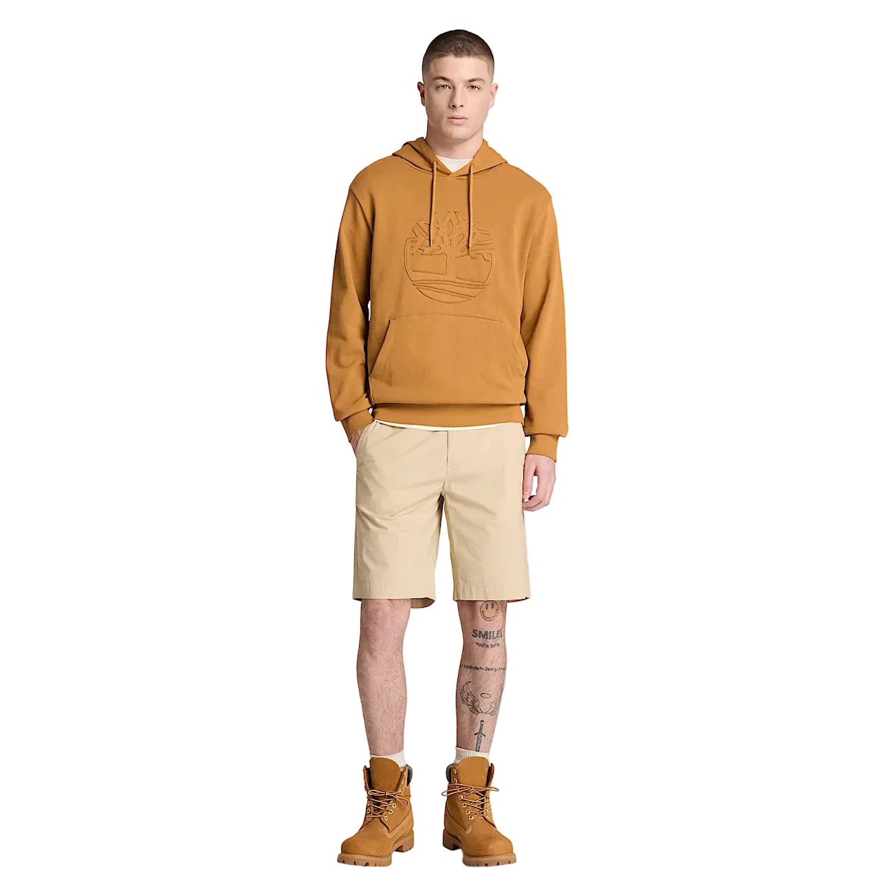 BUZO EMBROIDED TREE LOGO LOOPBACK HOODIE HOMBRE - Image 11