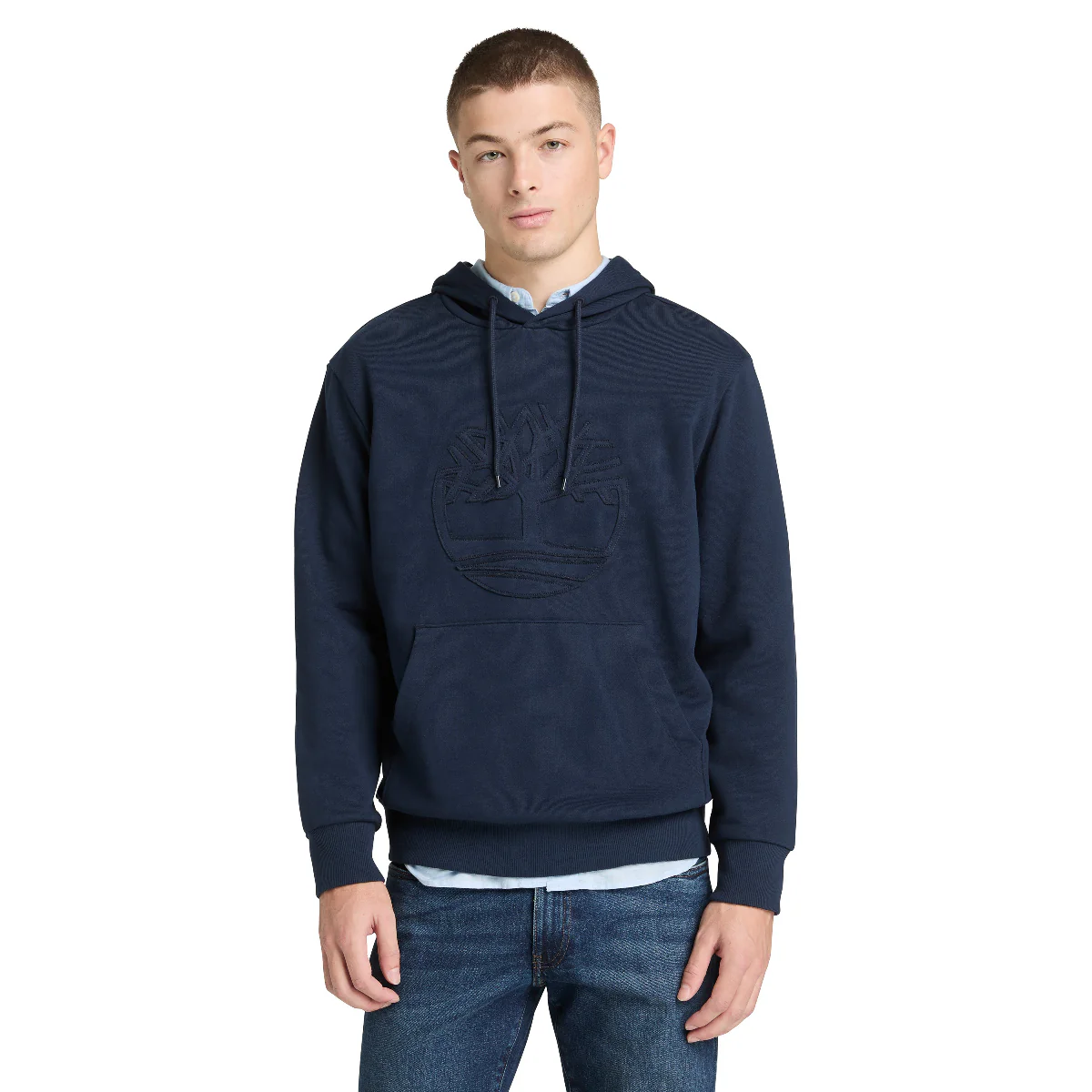 BUZO EMBROIDED TREE LOGO LOOPBACK HOODIE HOMBRE - Image 5