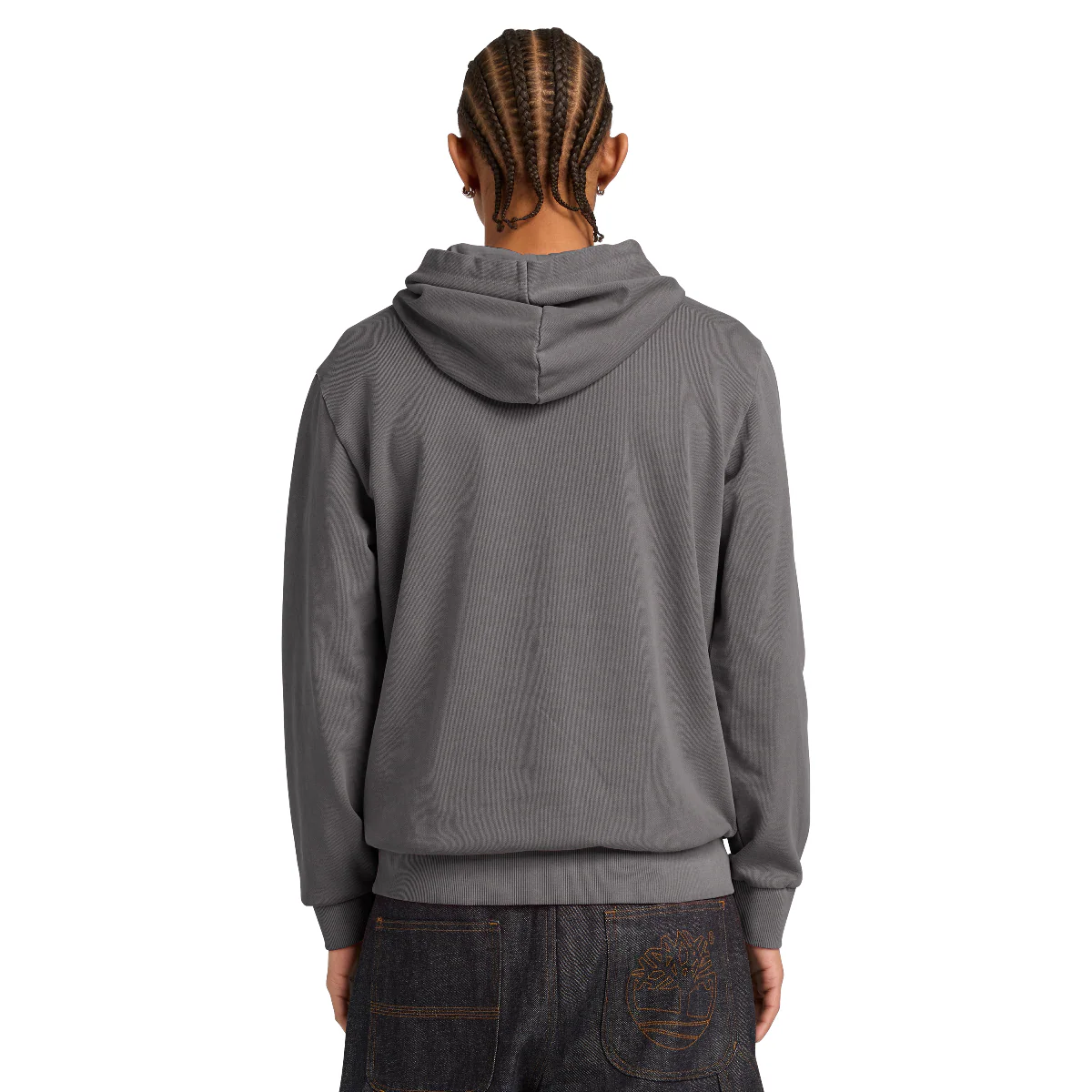 BUZO GARMENT DYED LOOPBACK HOODIE HOMBRE - Image 3