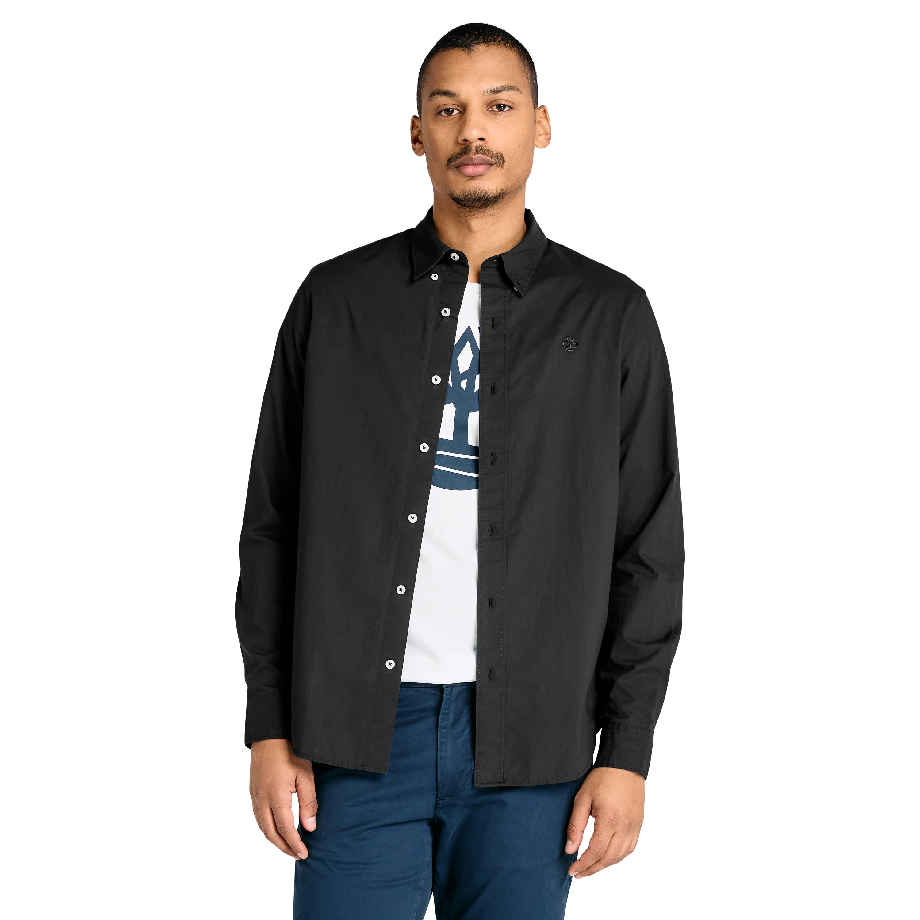 CAMISA LONG SLEEVE STRETCH POPLIN SHIRT HOMBRE - Image 11
