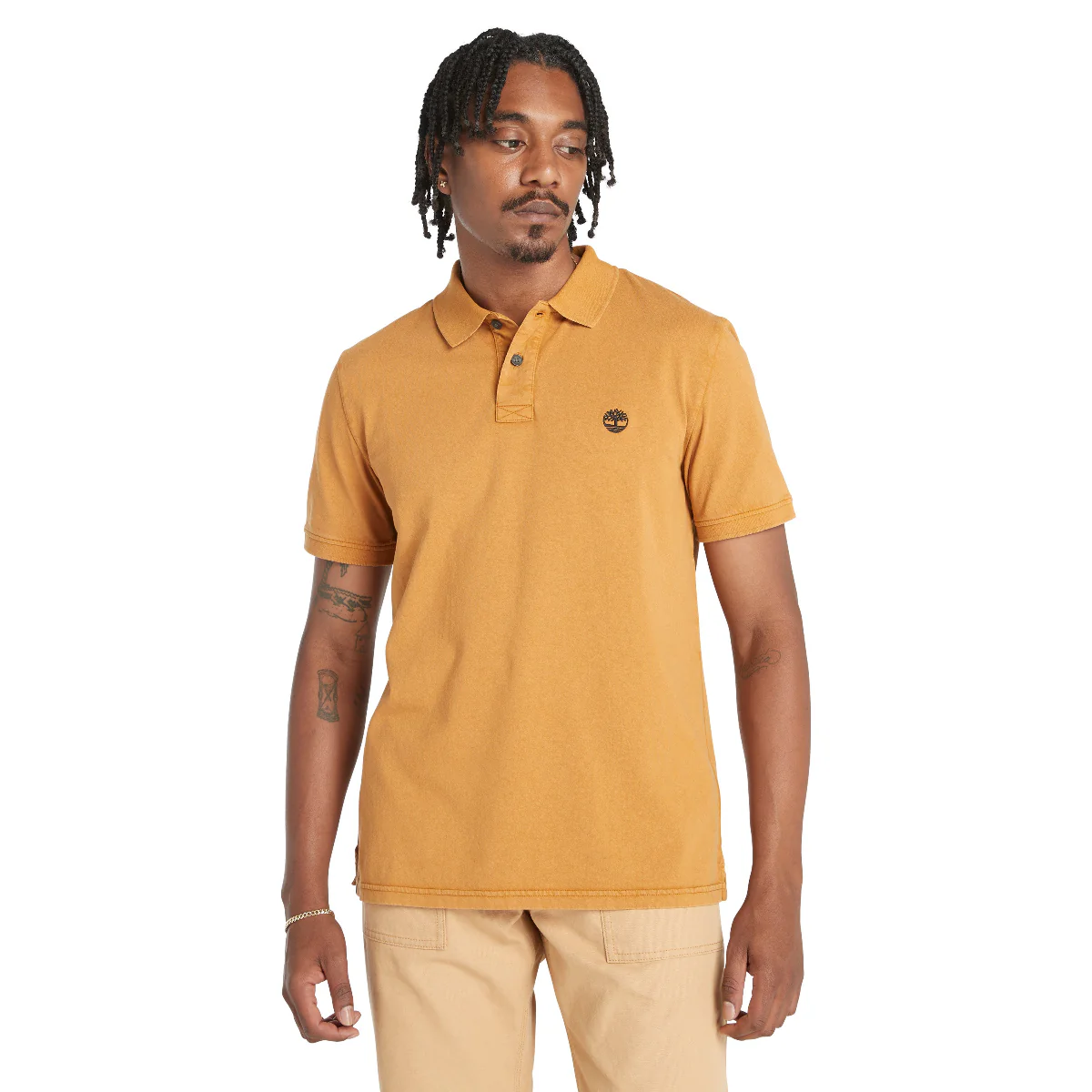 REMERA POLO WASHED SHORT SLEEVE HOMBRE