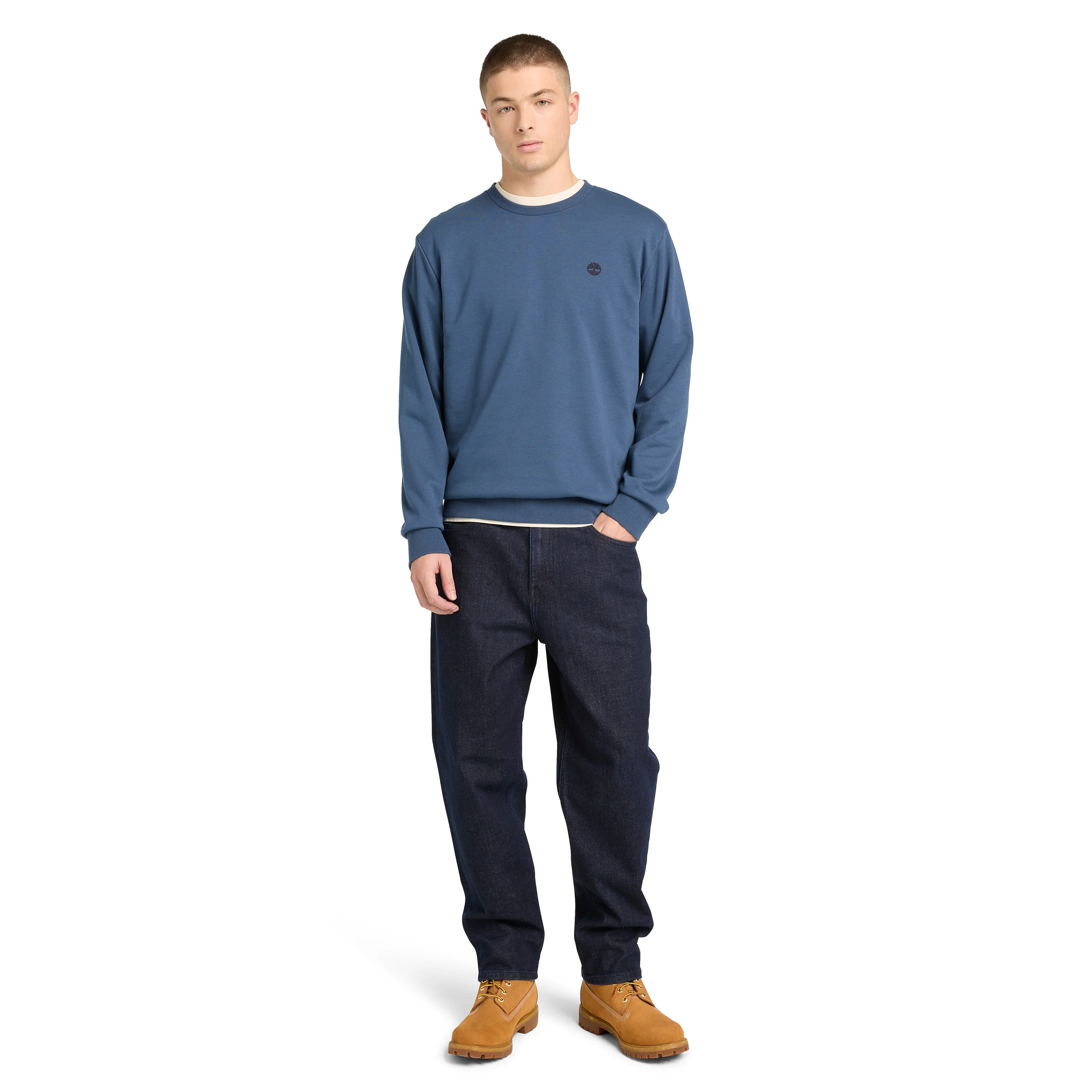 BUZO CHEST LOGO LB CREW NECK SWEATSHIRT HOMBRE - Image 6