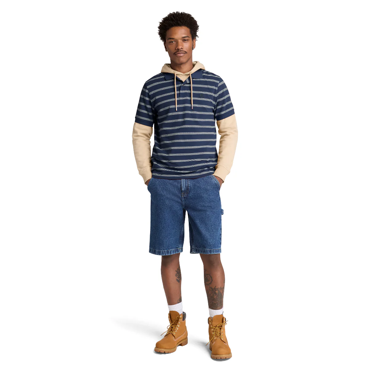 REMERA STRIPED PIQUE SHORT SLEEVE POLO REGULAR HOMBRE - Image 2