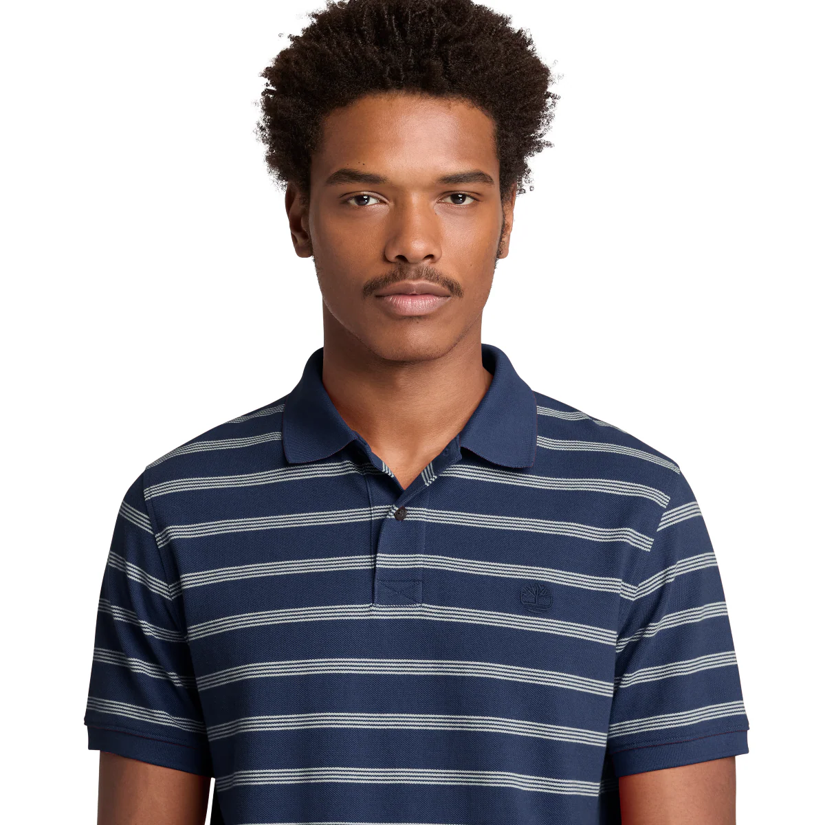 REMERA STRIPED PIQUE SHORT SLEEVE POLO REGULAR HOMBRE - Image 3