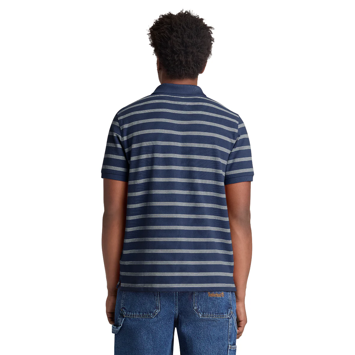 REMERA STRIPED PIQUE SHORT SLEEVE POLO REGULAR HOMBRE - Image 4
